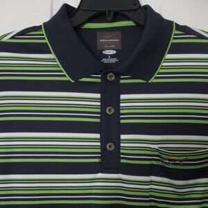 Greg Norman for Tasso Elba Mens S/S Play Dry Golf Polo Shirt NWOT - Size Large